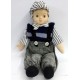 Bambino con testa in ceramica