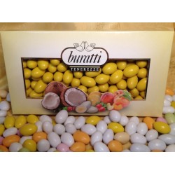 Confetti Gialli Tenerezze di Cioccolato Gusti Assortiti Buratti