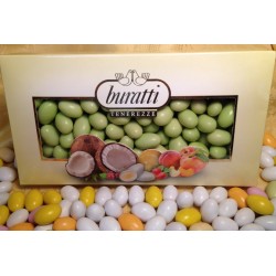 Confetti Verdi Tenerezze di Cioccolato Gusti Assortiti Buratti