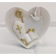 Cuore ceramica comunione/cresima