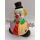 Salvadanaio clown ceramica